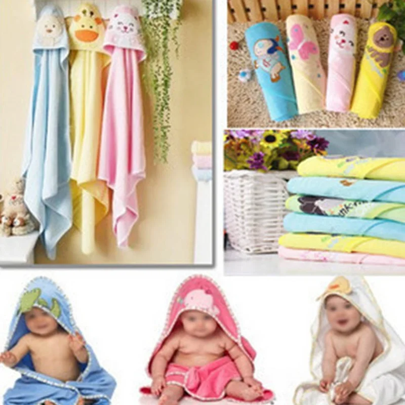 

Baby Towel Cotton Style Color Random Cap Newborn Towel Perfect Vintage