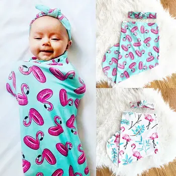 

2Pcs Toddler Baby Watermelon Muslin Wrap Swaddling Swaddle Blanket Sleeping Bags