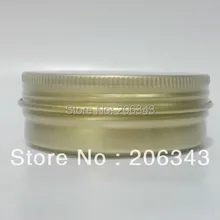 60 г Золото алюминиевая банка для крема, косметический контейнер, контейнер для век, контейнер, банка для крема, косметические банку, косметической упаковки