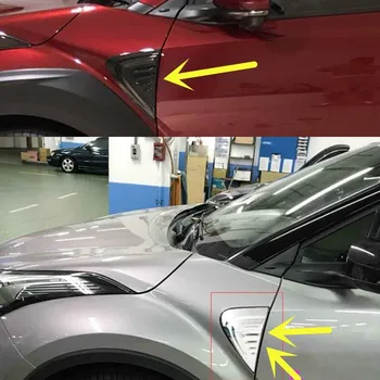 

Car Side Wing Fender Air Outlet Guide Cover Trim Sticker Car styling For Toyota C-HR CHR 2016 2017 2018 Auto Accessiores