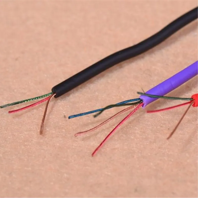 20Meters DIY Audio Earphone Cable Repair Replacement Headphone Copper Wire TPE Cord