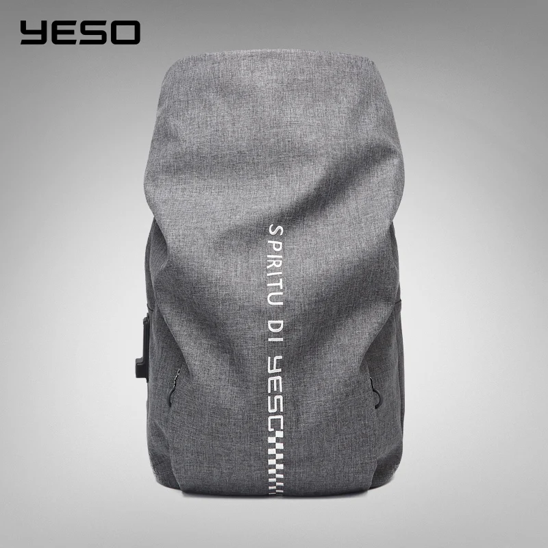 

YESO Laptop Backpack for Men fit 15.6'' Anti Theft Nylon 28L USB Port Waterproof Travel Large Capacity College School Backpack