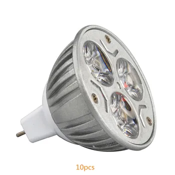 価格 10ピース/ロット3ワットledスポットライトgu10 Mr16 250lm電球ランプ220ボルト12ボルトライトスポットled省エネ暖かいクールホワイト色