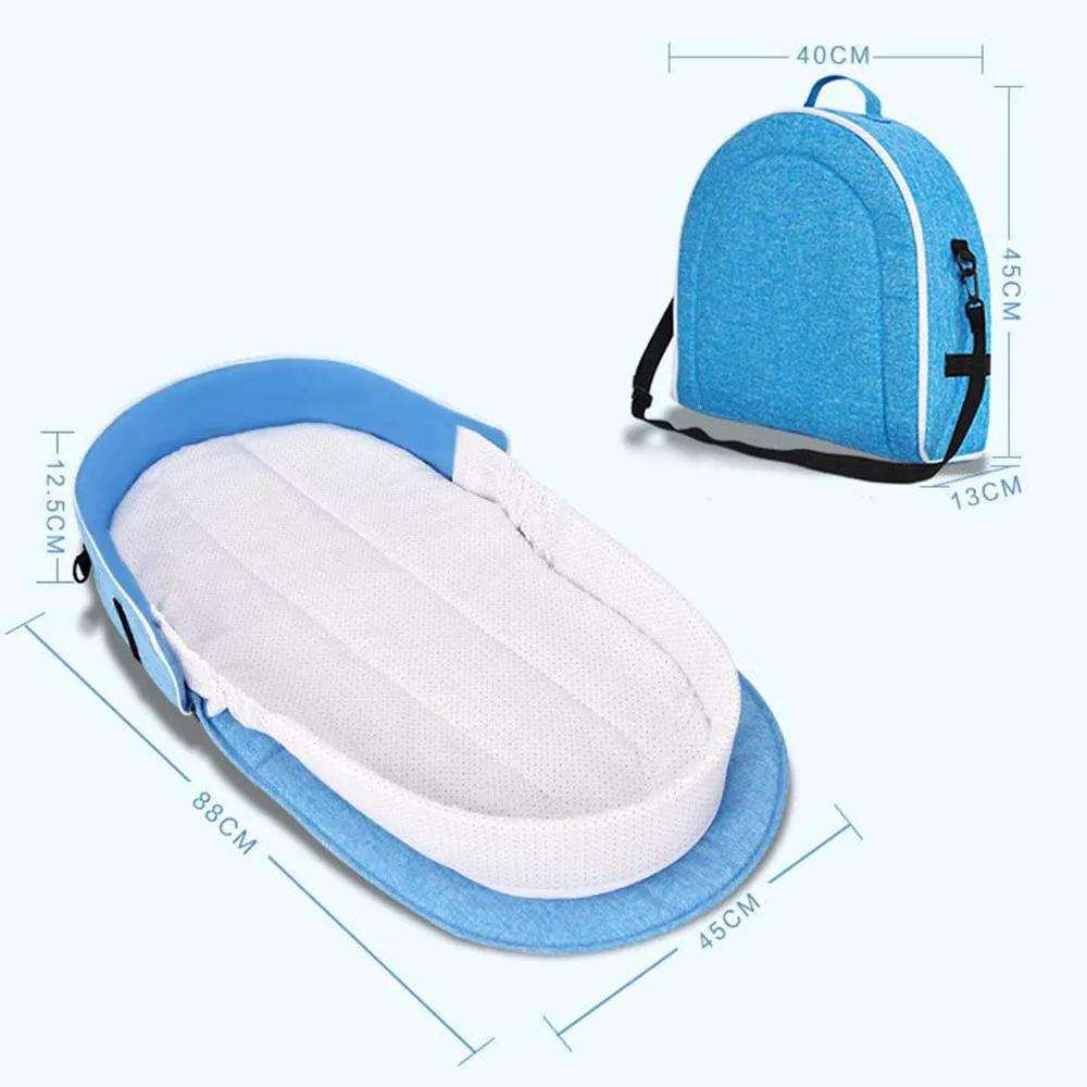 

Multi-function portable baby crib one shoulder mummy bag baby bed travel baby bed newborns baby crib detachable child bed