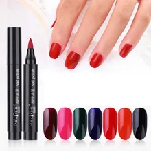 7 цветов замачиваемый УФ светодиодный Гель-лак для ногтей ручка для Декорации для ногтей художественная ручка Ультрафиолетовый гель для ногтей инструмент красоты smalto unghie Vernis