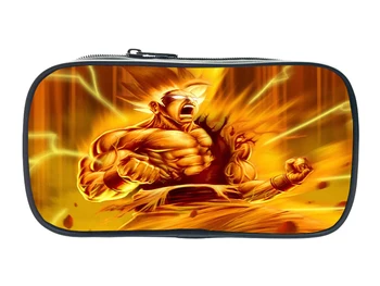 

New Dragon Ball Goku Pencil Case Vegeta Students Boys Girls Stationery Bag Fashion Kids Cute High Quality Pen Holder