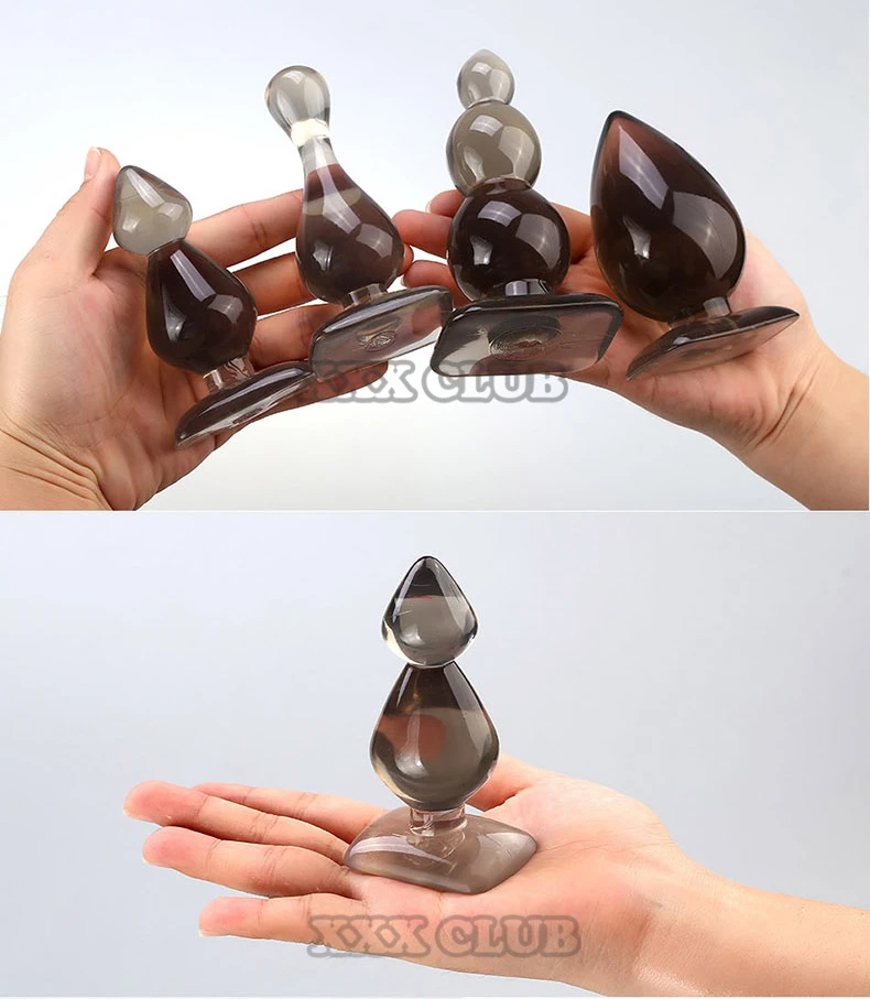 Leten 4pcs/set Silicone Anal Plug, Anal Balls, butt plug, Anal Dildo with package well Sex Toys Adult Products for Women and Men 4 Leten 4pcs/set Silicone Anal Plug, Anal Balls, butt plug, Anal Dildo with package well Sex Toys Adult Products for Women and Men 4