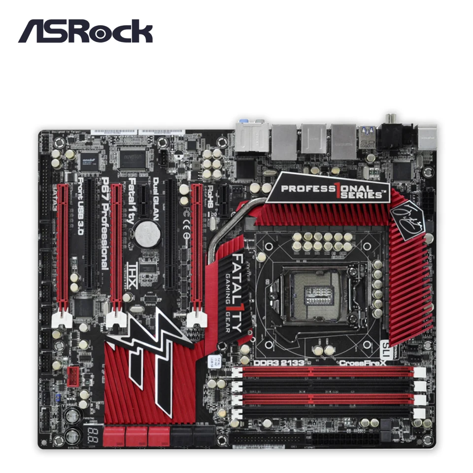 Original Asrock Fatal1ty P67 Professional Desktop Motherboard P67 ...