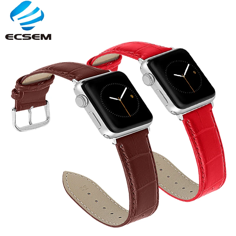 

watchband For iwatch series 4/3/2/1 leather strap replacement band for for apple watch 42mm 38mm bracelet wrist strap