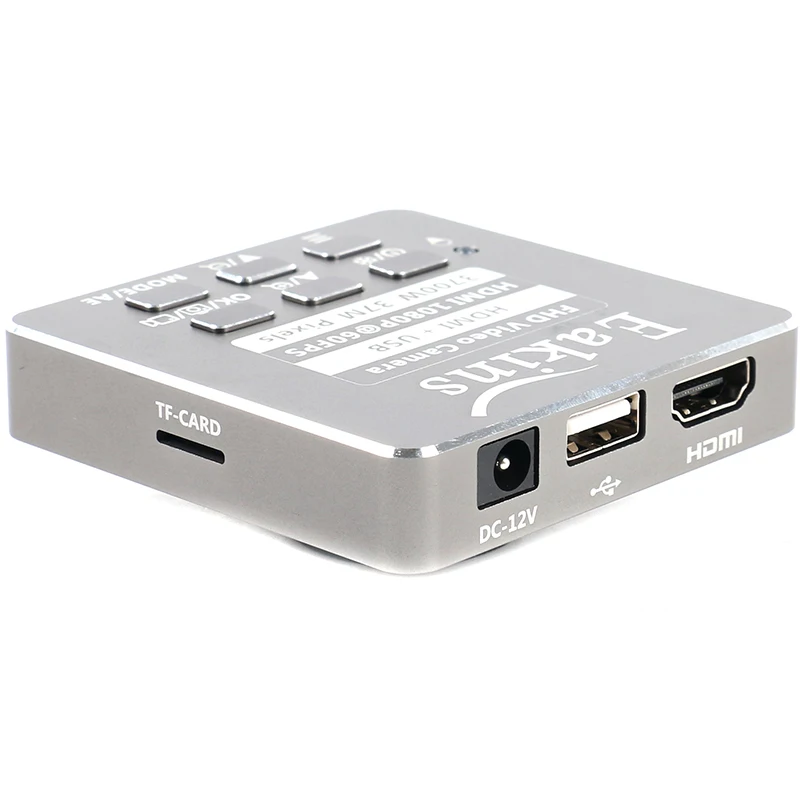  HDMI USB 37MP 1080P 60FPS Digital Industrial Video Microscope Camera Recorder 180X/300X Lens For Ph