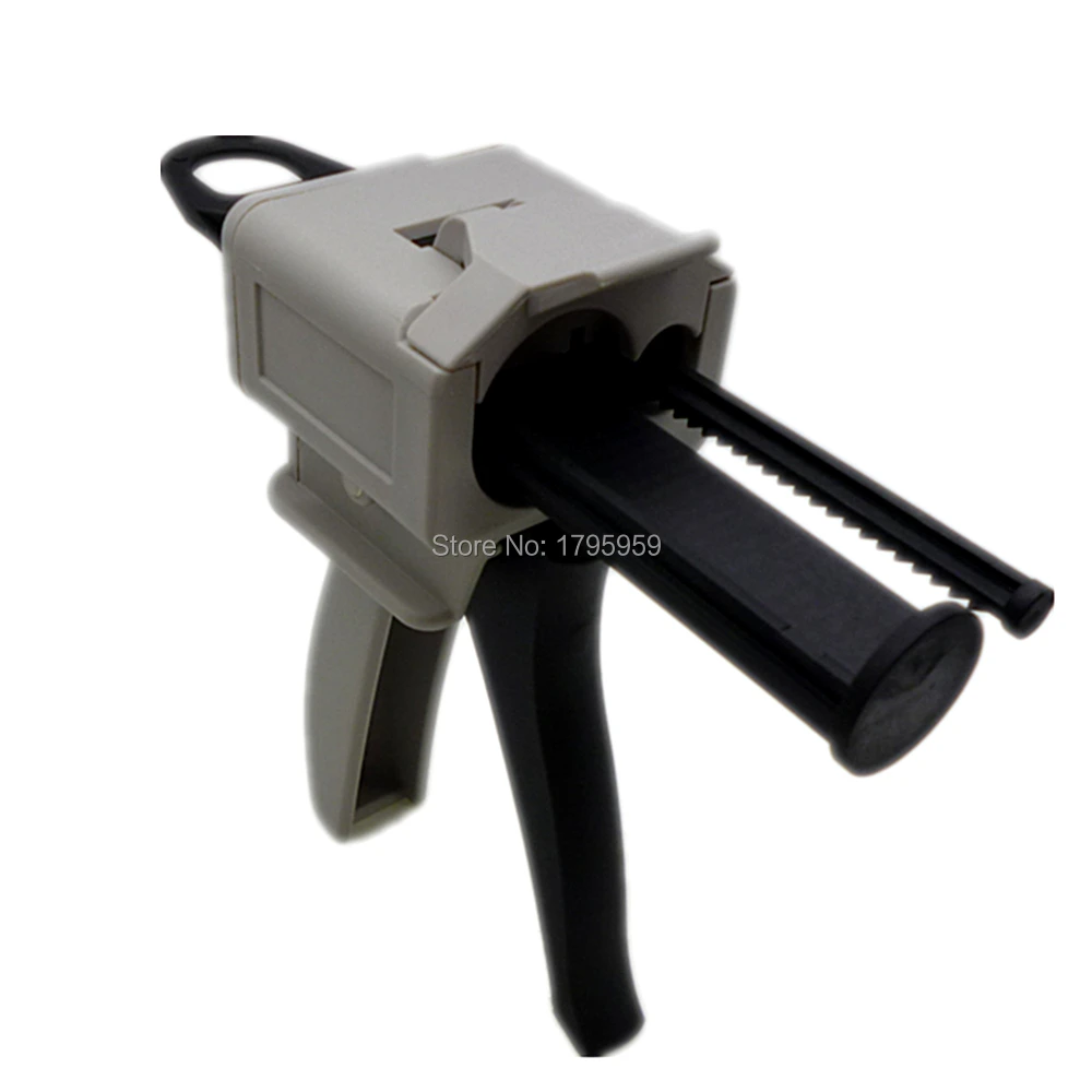 

Hand Tools AB Glue Gun Automatically Mixed 10:1 DISPENSING Applicator Adhensive Squeeze 50ML Epoxy Glue Gun Tool