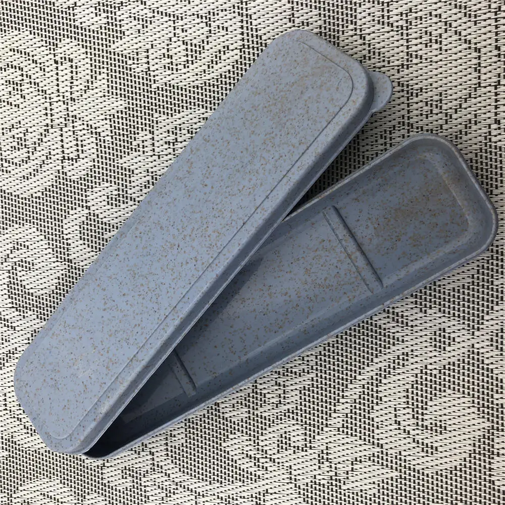 Tableware Set Travel camping Stainless Steel Cutlery Portable box case Picnic Outdoor Usage Cute Stationery Box cutlery set western style cutlery set picnic cutlery set stainless steel cutlery set camping cutlery set 1Piece