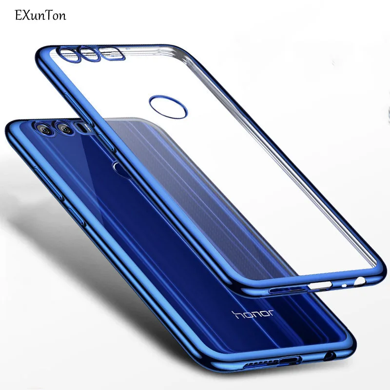 

Simple Bumper Case For Huawei Honor V10 8 9 10 7X 6X 7A 7C 8X Max Pro Lite Play Note 10 Ultra Thin Clear PC Back TPU Case Cover