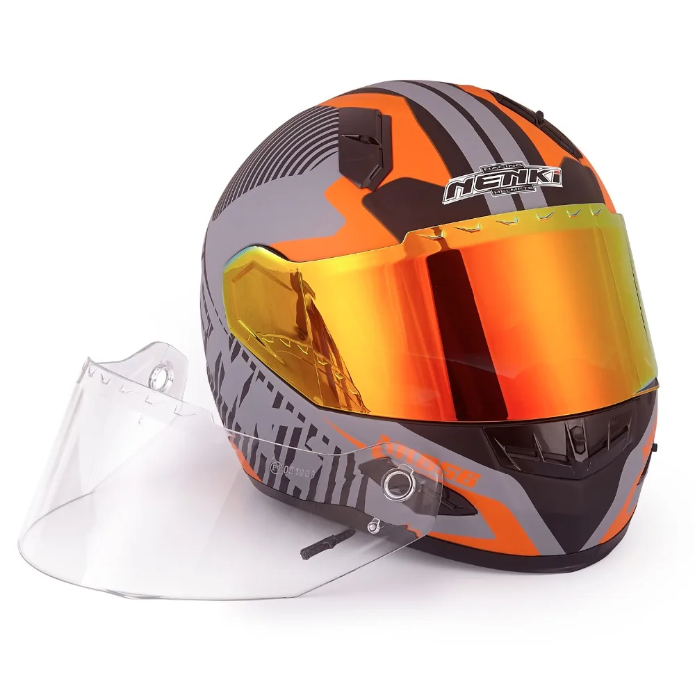 NENKI Motorcycle Helmet Motorcycle Cool Strong Resistance ...