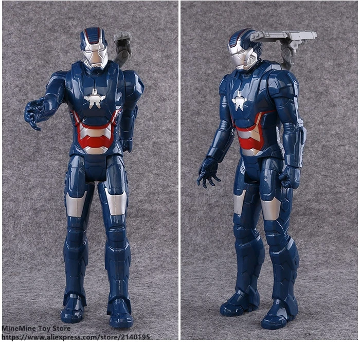 

ZXZ Marvel Avengers War Machine 30cm Action Figure Anime Mini Decoration PVC Collection Figurine Toy model for children gift
