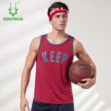 Vansydical, спортивные майки без рукавов для мужчин, Майки для бега с буквами, дышащие майки для фитнеса, баскетбола, тренировок, топы размера плюс