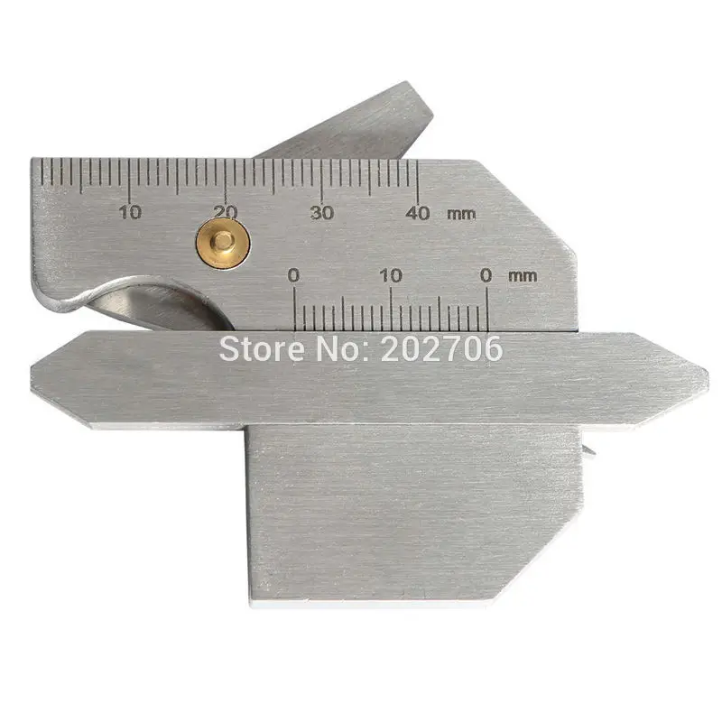 

High quality Weld Inspestion Ruler HJC40B Welding Gauge Weld Bead Height Welding Seam Gap Ruler Gage
