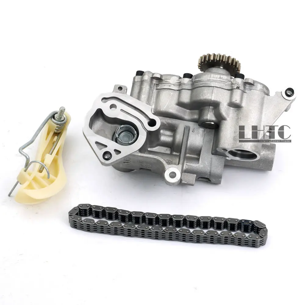 Oil Pump & Chain Tensioner Assembly For V W Je tta GLI G TI Tiguan Passat 2.0T CCTAin Fuel