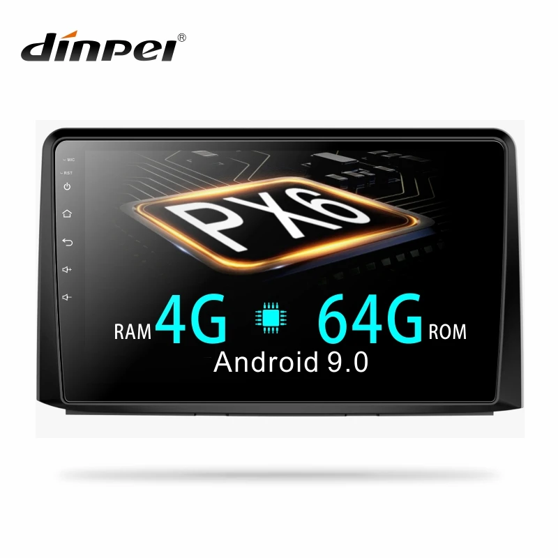 

PX6 4+64G Android 9.0 Car Radio Multimedia Video Player Navigation GPS For Hyundai Elantra HD 2017 2018 2019 MP5 WIFI Stereo