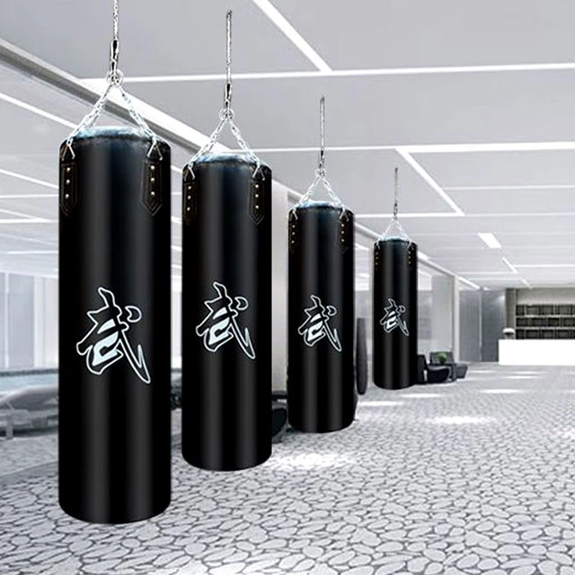 Sac de Boxe Frappe Mural PU Cible Combat Sac d'Entraînement Fitness à  Maison Sanda Taekwondo (Jaune noir )