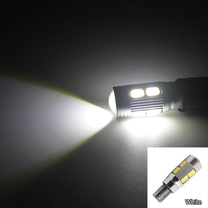 Meetrock 1 шт. стайлинга автомобилей авто светодиодный T10 194 W5W 10 smd 5730 светодиодный светильник лампы светодиодный светильник парковки T10 светодиодный автомобильный боковой светильник - Испускаемый цвет: Белый