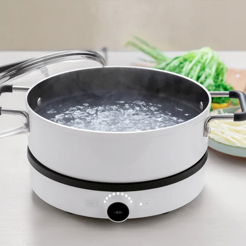  New Xiaomi Mijia Smart Electromagnetic Furnace Frequency Stable Temperature OLED Screen Smart Phone