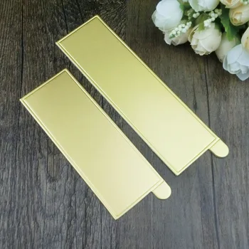 

100pcs/lot Creative fashion mousse cake golden cardboard 10.5cm~13cm cake tray utility baking paper baking tools