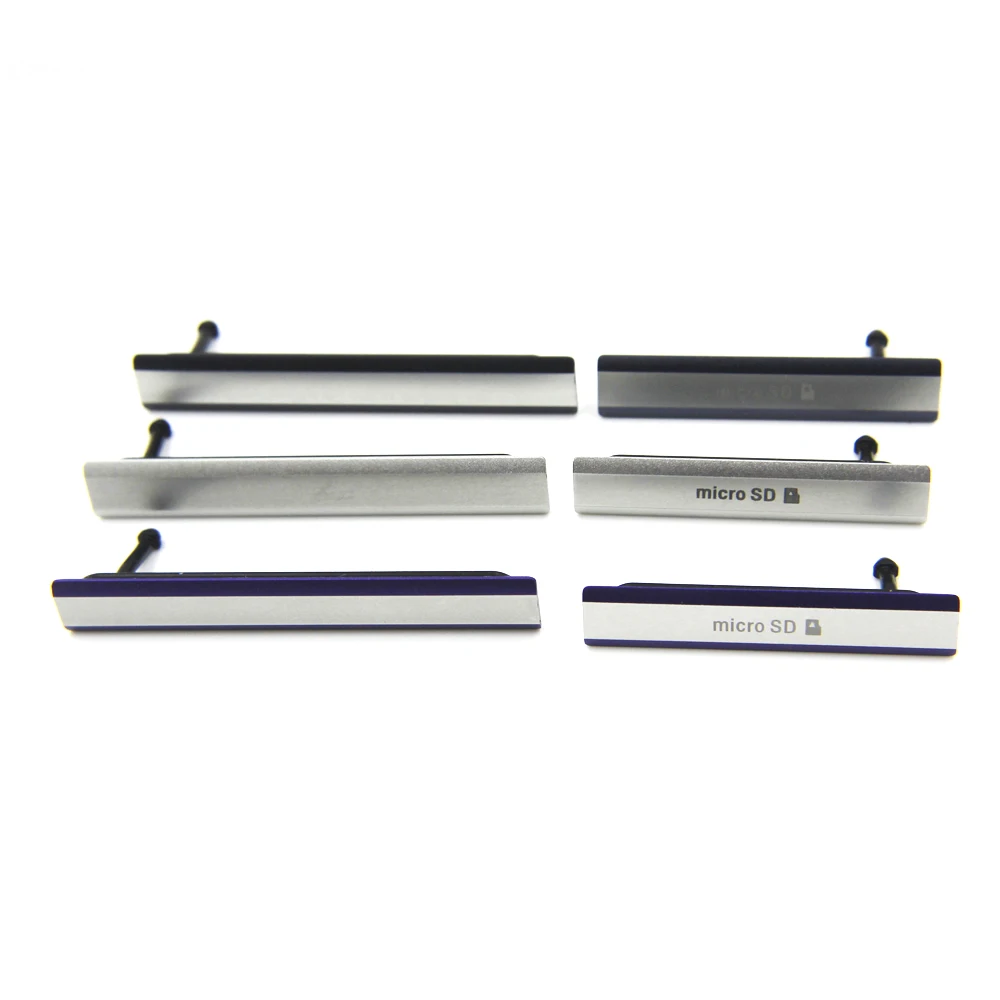 

1 set New Micro SD Card + USB Charging Port Cover Flap Dust Plug Block Cover for Sony Xperia Z2 L50W D6502 D6503 D6543