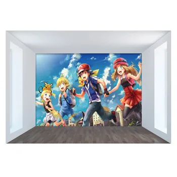 

[Self-Adhesive] 3D Pokemon Cartoon 53 Japan Anime Wall Paper mural Wall Print Decal Wall Murals