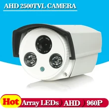 AHD камеры 960 P 1.3MP Пуля массив высокая мощность светодиодов водонепроницаемая камера ночного видения ик-фильтр 1/3 «serveillance дома