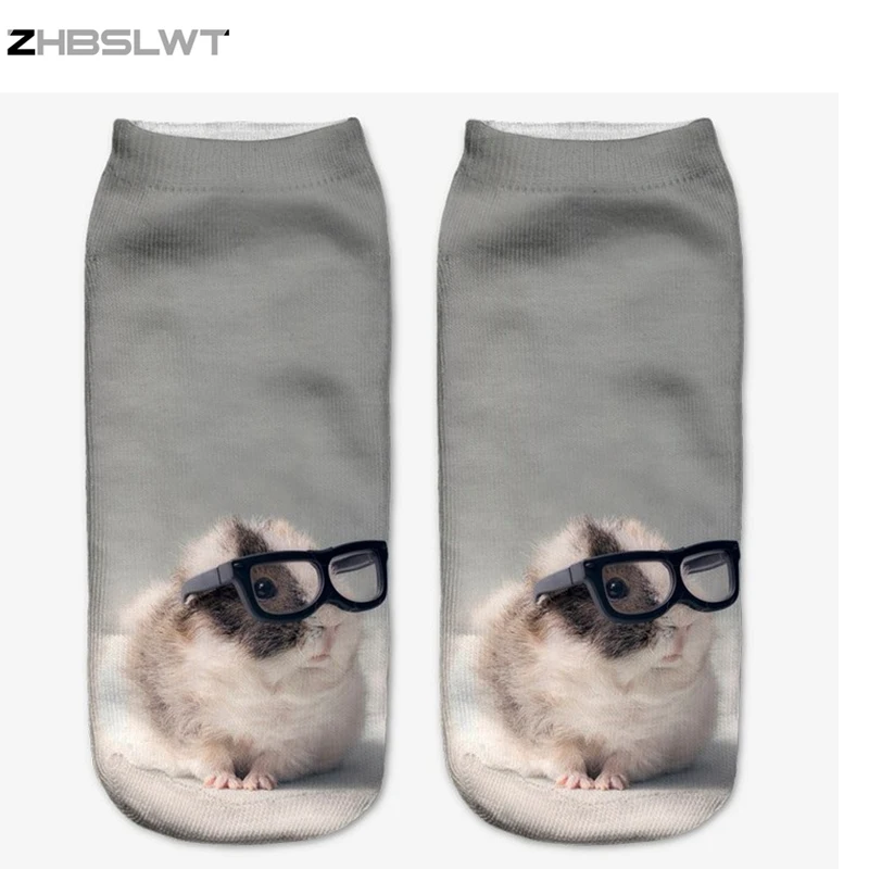 ZHBSLWT New 3D Print Harajuku Style Socks For Women And Men Animal Different Patterns Casual Polyester Sock Spring And Autumn|socks for women|socks patternsocks style - AliExpress