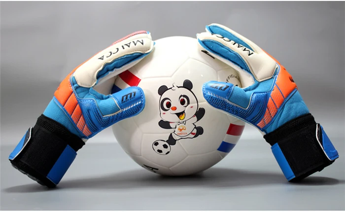 Профессиональный детский футбольный вратарские перчатки, детские футбольные толстые латексные защитные перчатки, футбольные Вратарские тренировочные перчатки для мальчиков