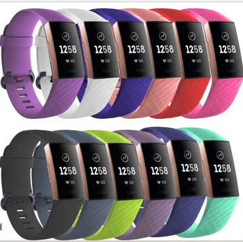 

50pcs. replace silicone TPU band for fit-bit charge3 charge4. charge 4 3SE strap.