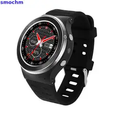 Smochm gsm 3G 4 ядра Android 5.1 с 5.0 МП Камера GPS Wi-Fi Bluetooth V4.0 шагомер сердечного ритма запястье телефон GPS смарт-часы