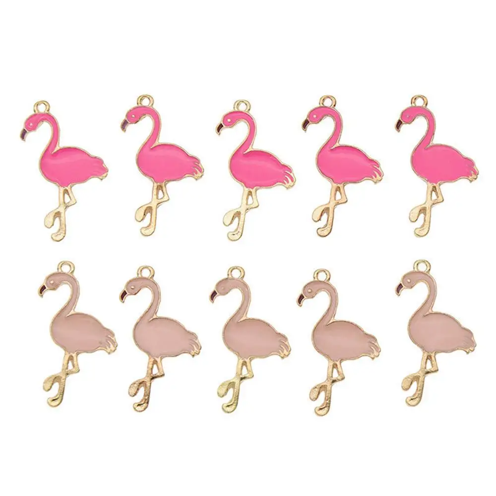 Buy 10PCS/Lot Flamingo Pendant Necklace Pendant