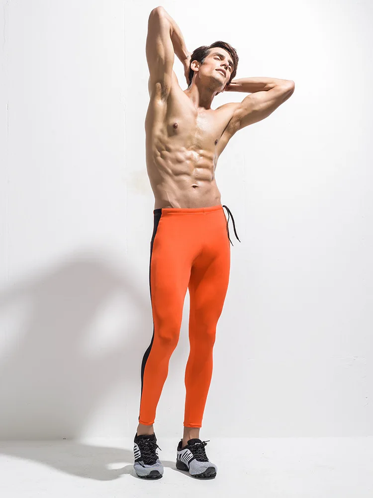 Беговые колготки мужские баскетбольные штаны для йоги зимние спортивные Леггинсы компрессионные штаны Фитнес, Спорт Бодибилдинг