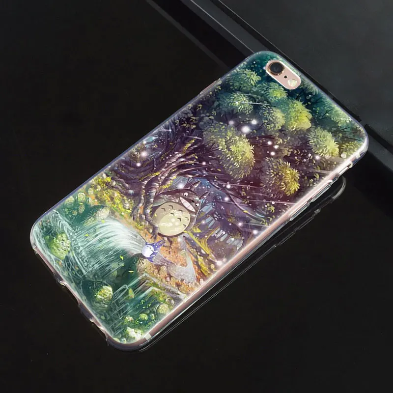 Аниме Чехол для iPhone 11 XR XS Max 5 SE 2020 6 6S 7 7S 8 Plus X силиконовый прозрачный ТПУ чехол