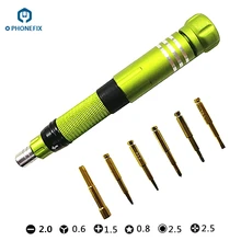 PHONEFIX 6 в 1 Многофункциональный Набор отверток для мобильного телефона DIY Набор отверток для ремонта открывания для iPhone huawei iPad ручной инструмент