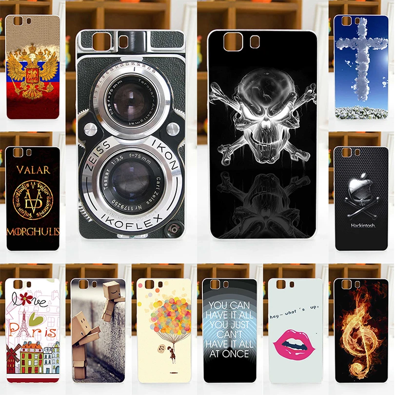 Для DOOGEEX5 X5 Pro Мягкий Силиконовый тпу Пластиковые Мобильный Телефон Cover Case DIY Цвет