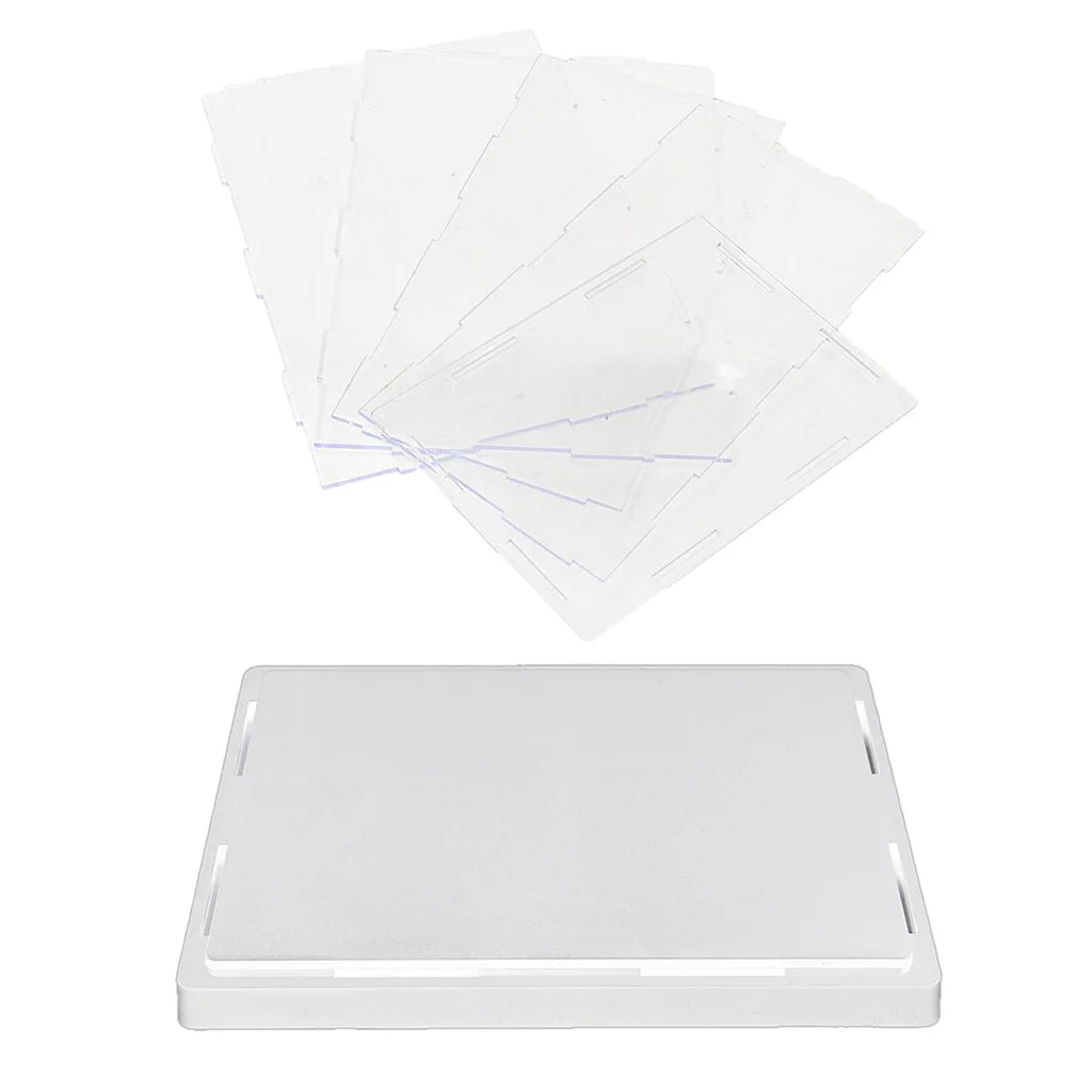 1 Clear Acrylic Display Box Dustproof Case for Kids Model Doll Toys Display Cube 20x10x10cm