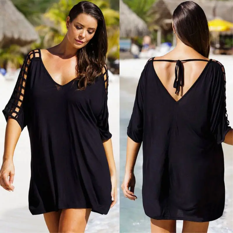 plus size swim tunic