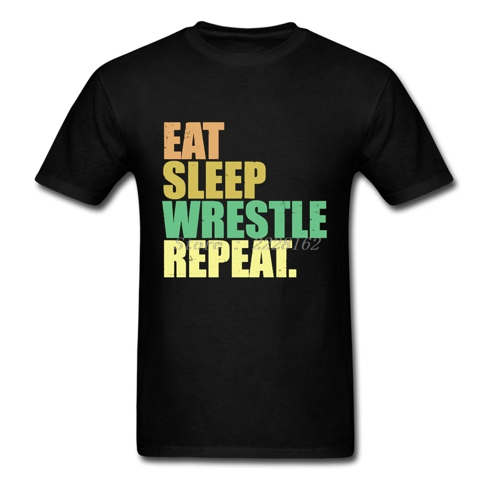 قمصان رجالي منطقة الذكور المصارعة القميص ياقة مع أكل النوم كرر الرجال diy تي شيرت ملابس عادية قمصان رجالي منطقة الذكور المصارعة القميص ياقة مع أكل النوم كرر الرجال diy تي شيرت ملابس عادية