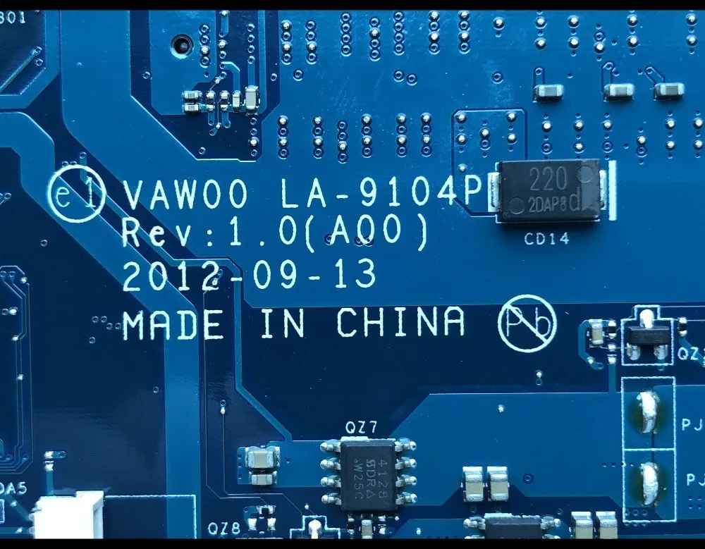 Оптовая продажа VAW00 LA 9104P для Dell Inspiron 3521 5521 материнская плата ноутбука CN 0RD7JC DDR3L 100%