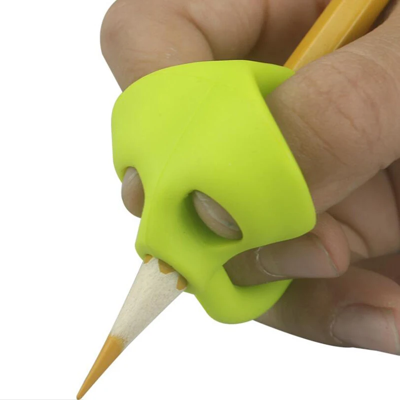 

Children'S Corrective Grip Pen Help Posture Correction Shuttle Tool Student Hold Pen Beginner Nursery Writing Set 3pcs/Package