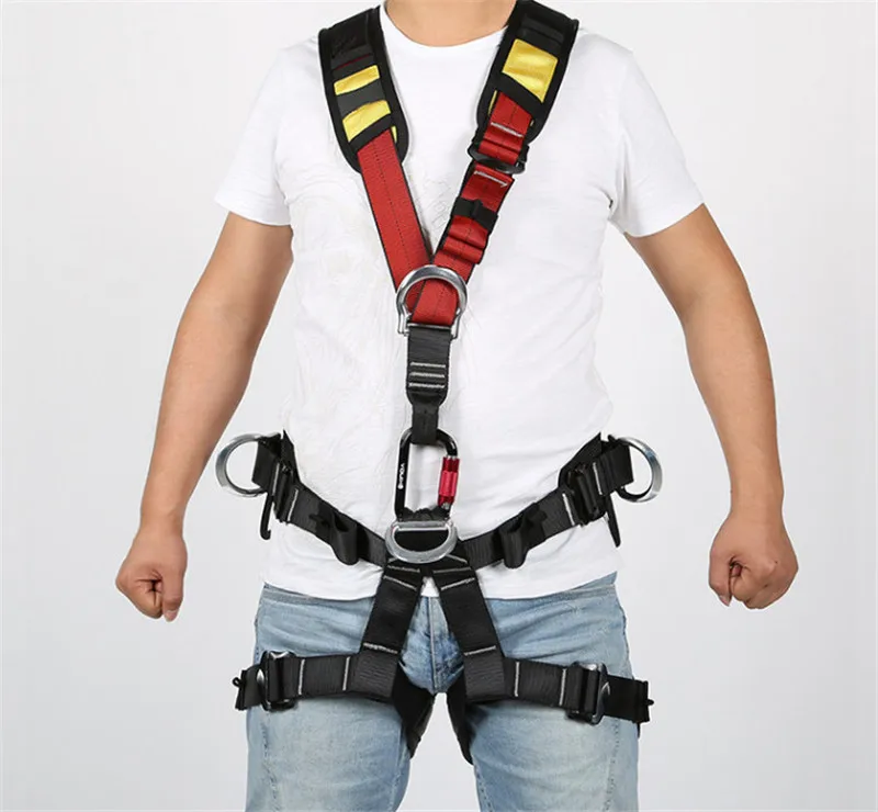 High quality Professional Rock Climbing Full Body Safety Belt Harnesses