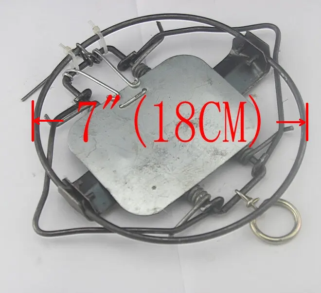 

180MM Animal Rabbit Vole Fox Coyote Muskrat Fisher Mink Steel Spring Trap