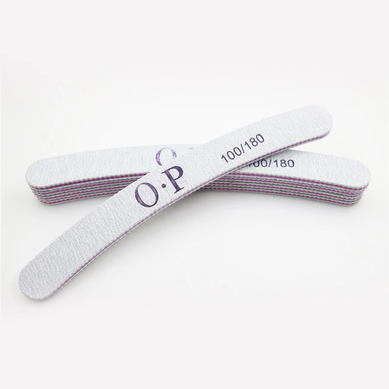 

1 Pcs Nail File 100/180 Sanding Buffer Block Pedicure Manicure Buffing Polish Beauty Tools Banana Nail Art CareTools Wholesale44