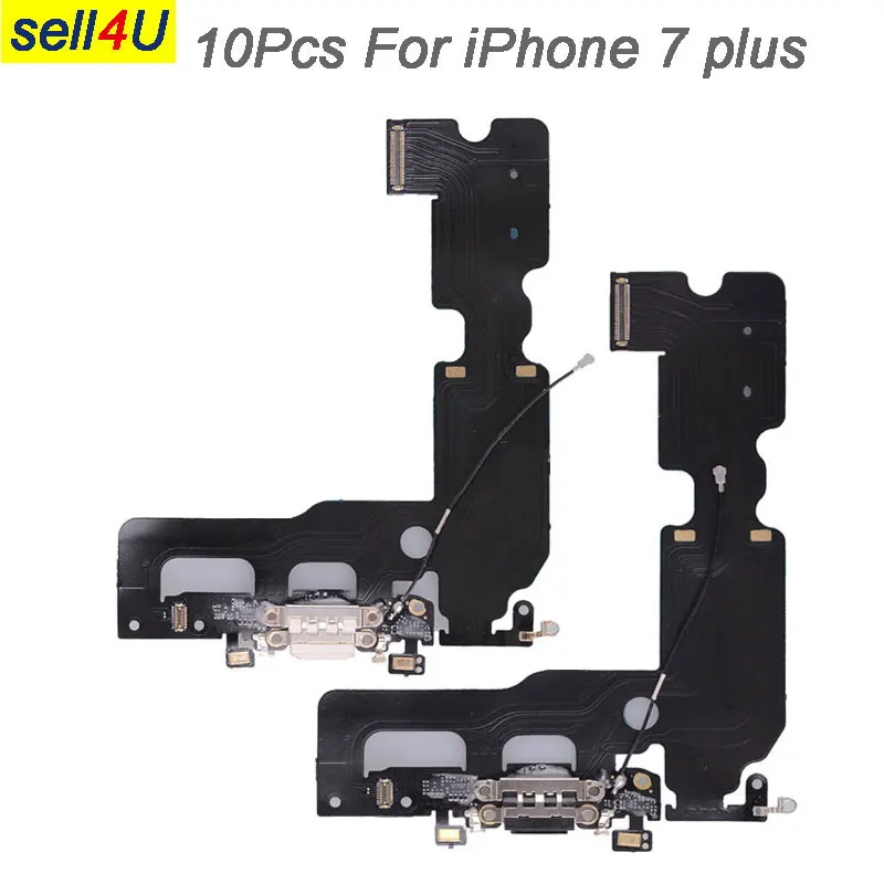 

10Pcs For iPhone 7 plus Charger Charging Port ,Micro USB Connector Dock Headphone Audio Jack Flex Cable replacement