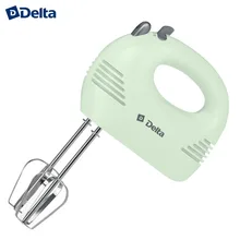 Миксер DELTA DL-5065 зеленый: мощность 300 Вт, 5 скоростных режимов