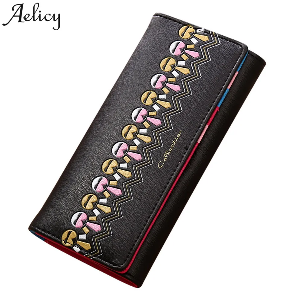 

Aelicy Girl Wallet Printing Pattern Hasp Coin Purse Long Women Wallet Crd Holder Dropship new 2018 hot SELLING carteira feminina